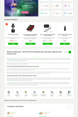 Hosting Company Layout Preview